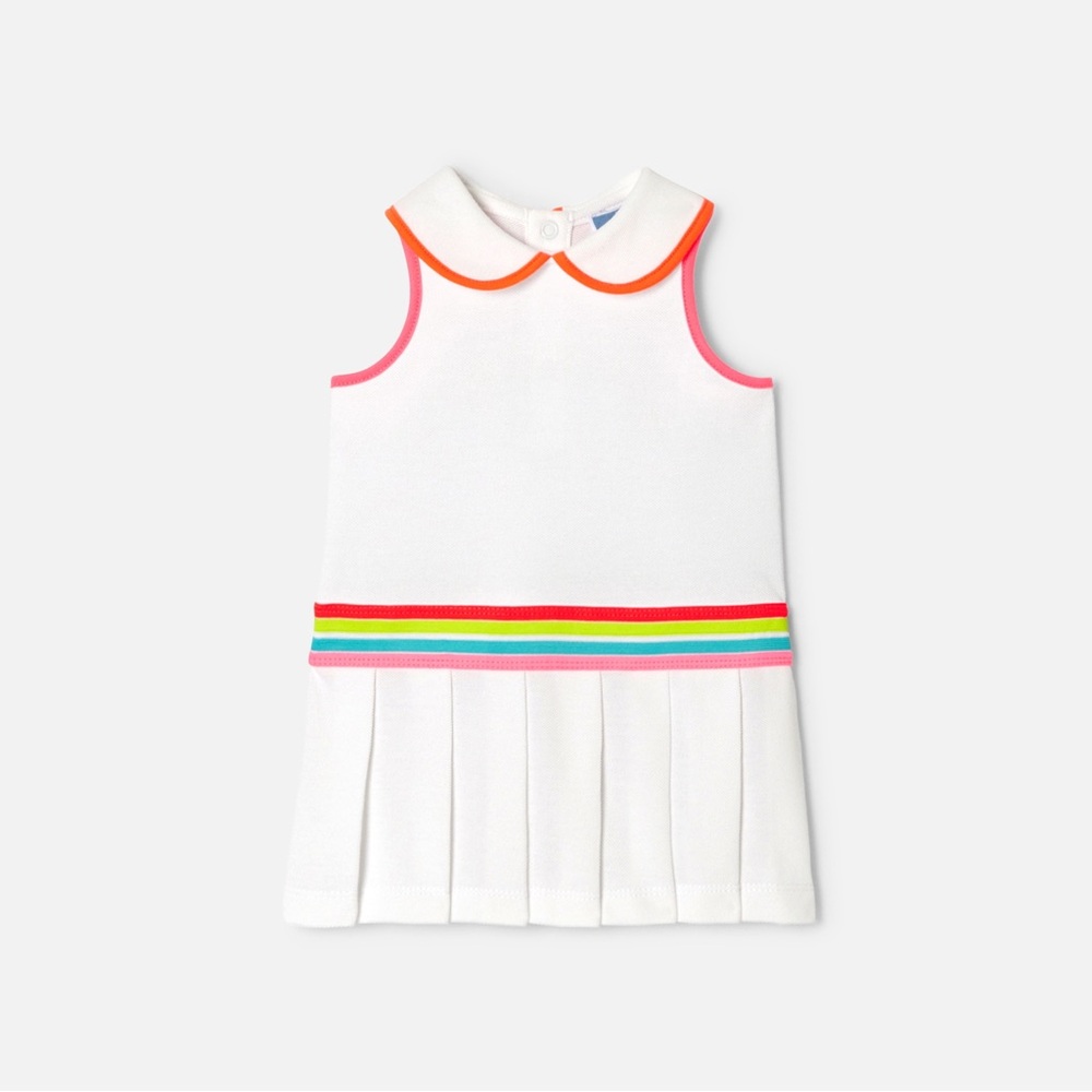 Jacadi - Baby girl dress with pleated base 6 Months